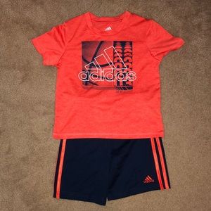 Boys Adidas short set